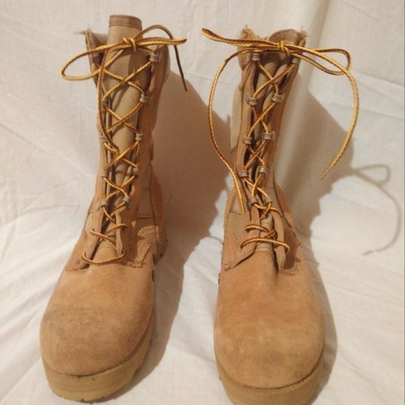 REFRESH Military  Weather Boots | Desert Tan | Men 8.5 Wide - Picture 7 of 9